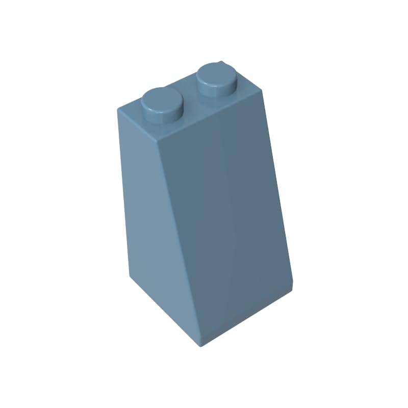 98560 Slope Brick 75ยฐ 2x2x3 Sloped Brick 50 Pieces GDS-1404 Compatible with Lego Building Blocks Color:Sand Blue