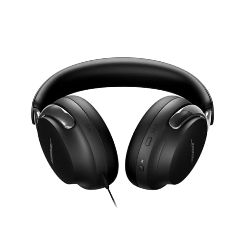Bose Neu QuietComfort Ultra Bluetooth-Kopfhörer (2. Gen.), kabellose Kopfhörer mit räumlichem Klang, Over-Ear-Noise-Cancelling mit Mikrofon, bis zu 30 Stunden Wiedergabedauer, Schwarz Bose Neu QuietComfort Ultra Bluetooth-Kopfhörer (2. Gen.), kabellose Kopfhörer mit räumlichem Klang, Over-Ear-Noise-Cancelling mit Mikrofon, bis zu 30 Stunden Wiedergabedauer, Schwarz