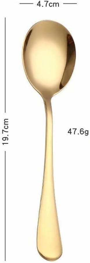 Spoons,soup spoons,Spoons for Cooking Kitchen Dessert Spoons Salad Spoon Fork Salad Spoon Cutlery Set Service Spoon Set Colorful Spoon Kitchen Tool Dinner Spoon Teaspoons