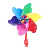 Sosoport Dekorationen Windmühlen Für Kinder Kinder Windmühlen Männer Einfach Windmühle Windräder Dekorative Schmetterling Fahrrad Spikes Mädchen LED Terrasse Live Kleine
