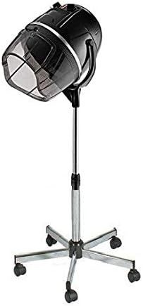 Professional Standing Hood Floor Hair Bonnet Dryer Adjustable Rolling Base Salon Wheels