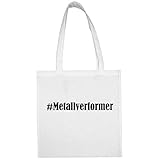 Reifen-Markt Tasche #Metallverformer Größe 38x42 Farbe Weiss Druck Schwarz