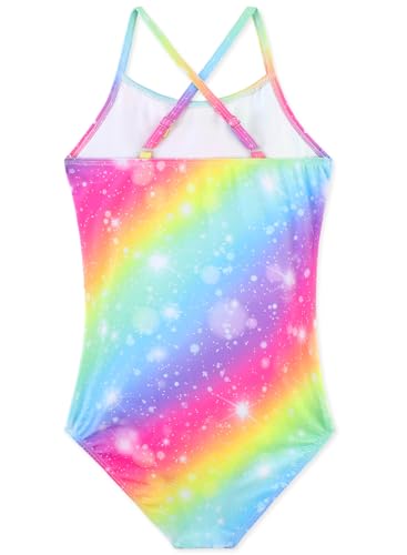 Girls One Piece Swimsuits Cute Ruffles Swimming Bathing Suit with Adjustable Straps Beach Pool Kids Swimwear 3T-122