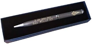 MASONIC PEN PERSONALISED GIFT ENGRAVED WITH ANY NAME, LODGE NAME & LODGE NUMBER