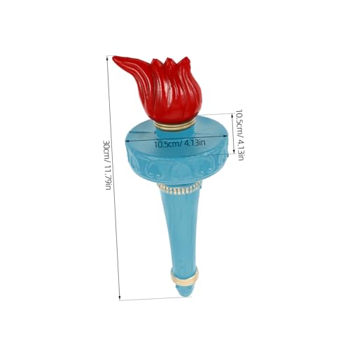 Torche pour cosplay en résine légère accessoire facile à porter