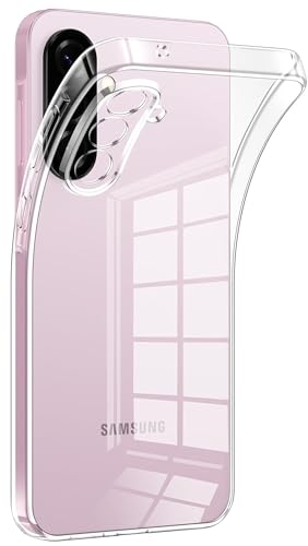 Captor Cover Samsung A56 5G, Custodia Trasparente In Silicone Tpu Morbido, Sottile, Antiurto, Protezione Fotocamera, Anti-Ingiallimento, Flessibile E 