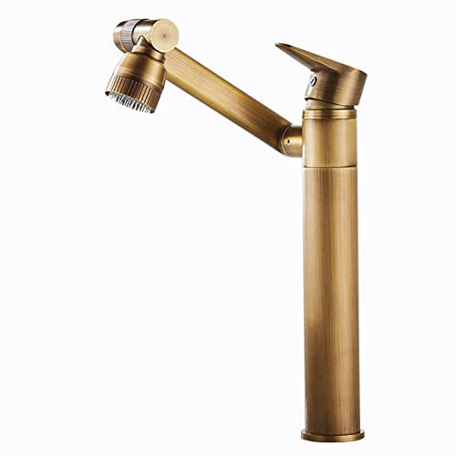 Robinets en laiton antique pour bassin de salle de bain et cuisine