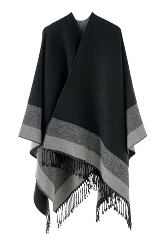 Shawl Wraps for Women, Soft Open Front Poncho Cape Cardigan, Oversized Scarf Sweater for Evening, Wedding, Party, Travel