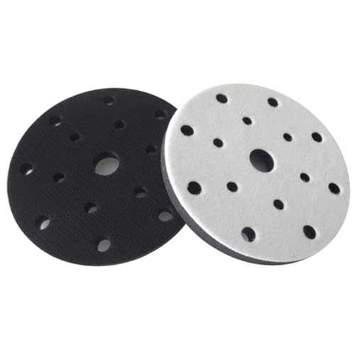 Almohadilla De Lijado Autoadhesiva De 150 Mm Disco De Respaldo De Poliuretano De Densidad Para Lijadoras Orbitales Pulido De Metales Y Madera Almohadilla De Interfaz De Esponja Suave