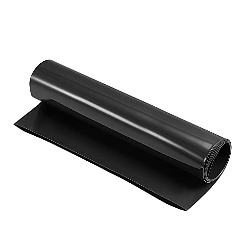 Gaine thermorétractable PVC 250mm noire tube isolant plat thermorétractile pour batterie 1m