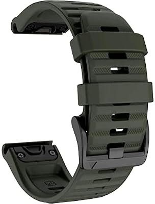 INF Cinturino per Garmin Fenix 5X/ 5X Plus/ 6X/ 6X Pro/ 3HR/ D2 Charlie/Descent Mk2i