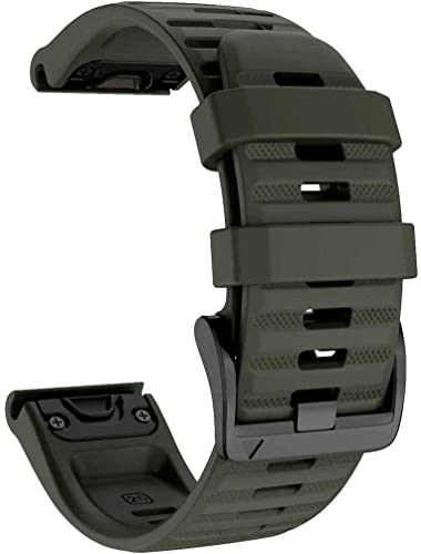INF Cinturino per Garmin Fenix 5X/ 5X Plus/ 6X/ 6X Pro/ 3HR/ D2 Charlie/Descent Mk2i