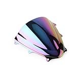 ESyem Windscreen Wind Deflectors Windshield Windscreen for Su&zuki GSXR 600 750 GSXR600 GSXR750 2011-2022 Motorcycle Wind Screen Wind Deflector Flyscreen, Deep-Iridium