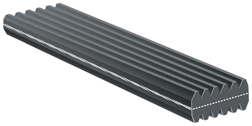 ACDelco 6DK702 correa de transmisión profesional acanalada en V de doble cara 3