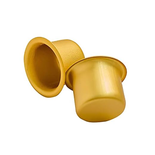 Avalizard 10pack 3/4" Candle Holders Candle Cups Candlestick Holder Cup Candle Drip Protectors Drip Catchers for Candles Aluminium Cup Prevent Wax Dripping (Gold)