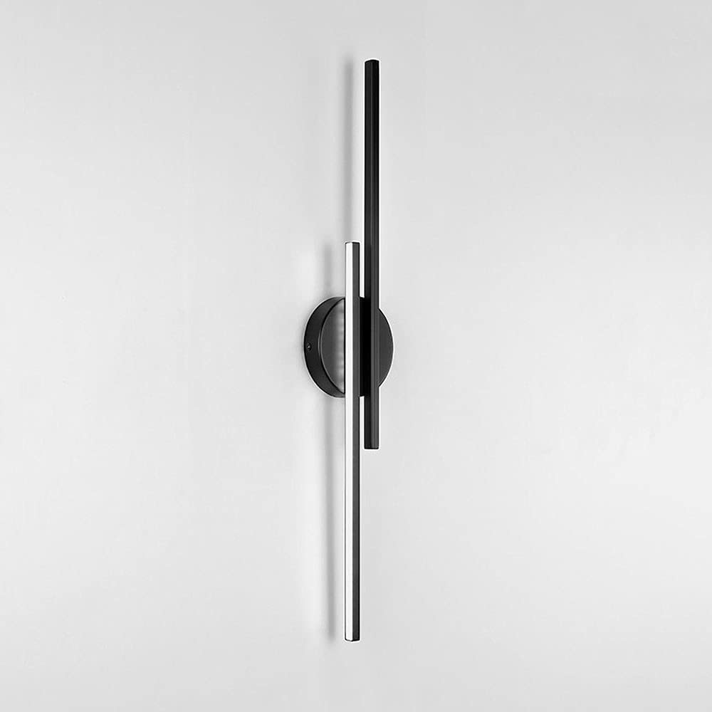 Lampe murale LED 14W de 55cm luminaire intérieur design nordique noir pour éclairage de tête de lit