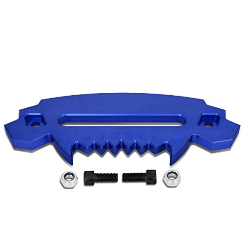 DNA Motoring HITCH-ALU-003-BL 10" Aluminum Hawse Fairlead for Synthetic Winch Rope Lead Guide,Blue