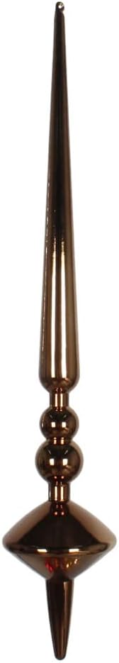 18" Mocha Shiny Cupola Finial 2/Bag