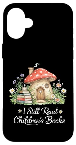 I Still Read Children's Books Cottagecore �Ǐ��{ ���l �X�}�z�P�[�X iPhone 16 Plus �p