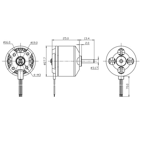 Motor A2212 1400Kv soluciona la falta de empuje en drones FPV 2