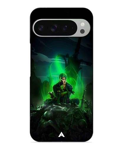 Image of Premium Anime 1 Case for Pixel 9 Pro XL (Glossy Finish) Soft-Touch Metal TPU Back Cover, Shockproof, Designer, Aesthetic Mobile Phone Case