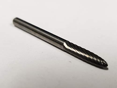 Alfa Tools B71251B Fresa Carburo 1/8 pulg Cabeza y Vástago miniatura 1