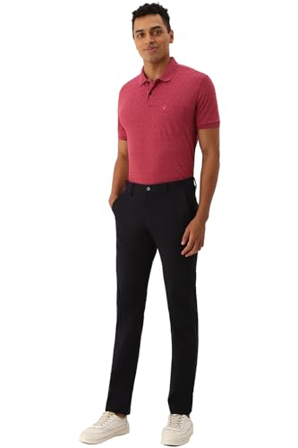 Image of Allen Solly Men's Mid Rise Slim Casual Pants