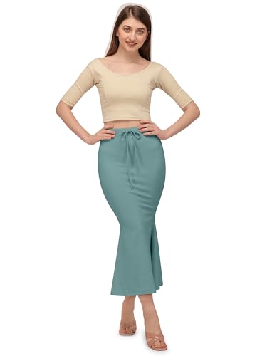 Image of Mehrang Stretchable Saree Shapewear Petticoat for Women, Cotton Blended,Petticoat,Skirts for Women,Shape Wear Dress for Saree