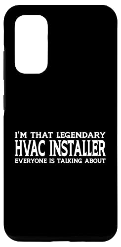 Galaxy S20+ HVAC Installer Job Title Employee Funny HVAC Installer Case