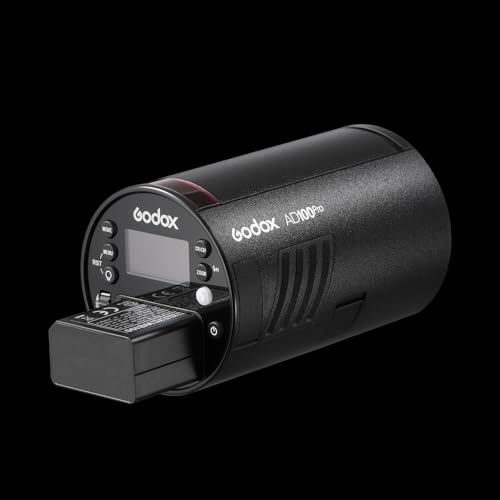 Ficha técnica Godox AD100Pro AD100 Pro Pocket Flash 100W 2.4G Inalámbrico HSS 2500mAh Li-Ion Battery 360 Full-Power Flashes Compartido para Nikon Canon Sony Fujifilm Olympus Panasonic Pentax Cámaras - Fernando Cortés