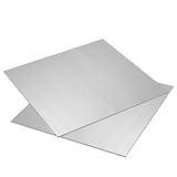 2 Stück 304 Edelstahlblech 2mm, 15 cm × 15 cm Metallplatte Quadratische Edelstahlplatte GebüRstete OberfläChe Stahlplatte für Reparieren Schweißen Projektieren DIY Bastelarbeiten