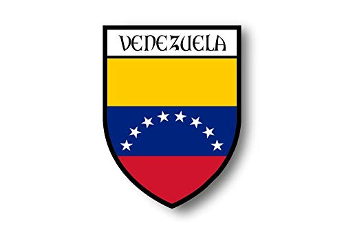 Akachafactory Autocollant Sticker Voiture Moto Blason Ville Drapeau Venezuela venezuelien