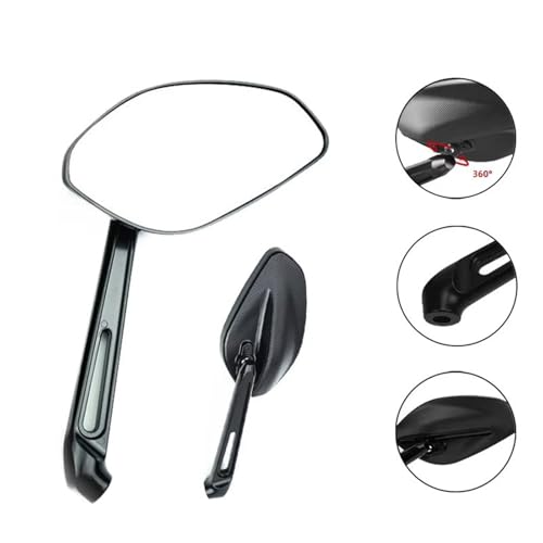 Espejos retrovisores moto universales anti vibración aluminio para VOGE 300 y 525DSX 3