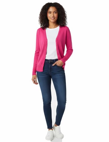 Image of Allsense Women's Long-Sleeve V-Neck Cardigan Sweater | Button Down, Lightweight Soft Knit