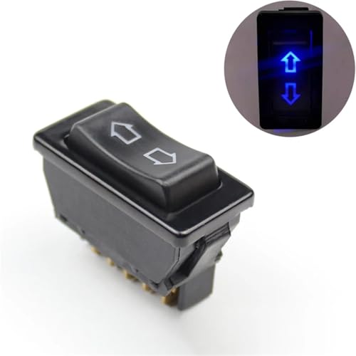 Interrupteur universel de vitre électrique 12V pour commande de lève-vitre auto - 2