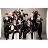 Hxeredueeef YuanKanJu HipsterOne K-Pop EXO Lobo de almohada Funda de almohada de personalizado (estándar 50,8 cm x 76,2 cm) Sam - 19-138
