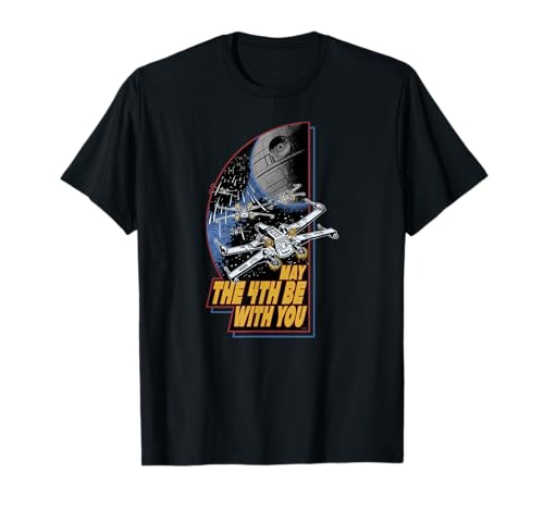 T-shirt Star Wars May the 4th Be With You pour soirée cinéma et marathon de la saga
