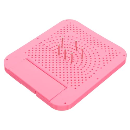 HOMSFOU 1Set Quilling Board with Pin Portable Paper Crafting Tool for Handmade Quilling Projects Lightweight Durable Design for Quilling Art and Craft