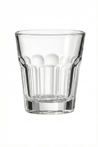 Image of smart inchserve inch Marocco Vodka & Tequila Shot Glass Set | 45ml Heavy Base Shooter Glasses | Set of 6 Clear Shot Glass for Home Bar