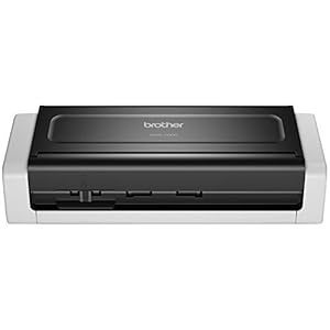 Brother ADS-1200 Document Scanner, USB 3.0, Compact, Desktop, 25PPM, A4 Scanner, Includes AC Adapter, UK Plug