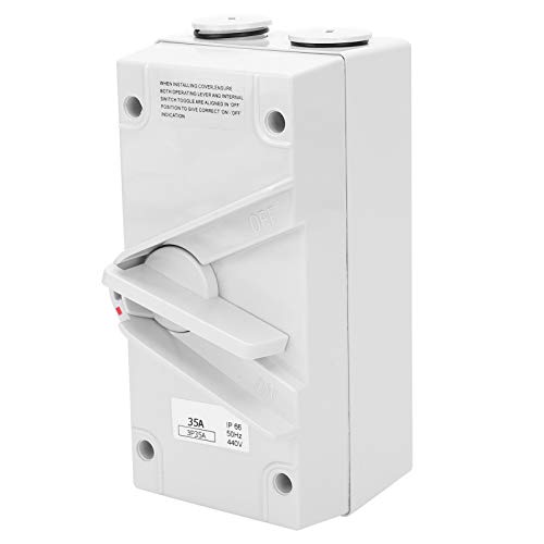 Interrupteur d'isolation résistant aux intempéries CF-3P35A triphasé