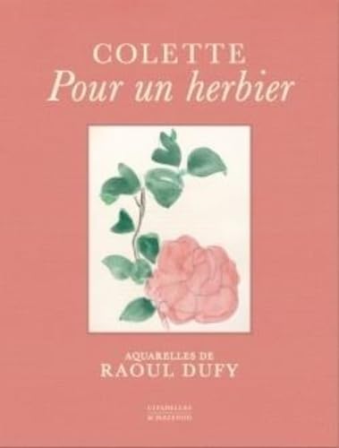 Pour un herbier Colette cadeau idéal aquarelles Raoul Dufy bibliophile