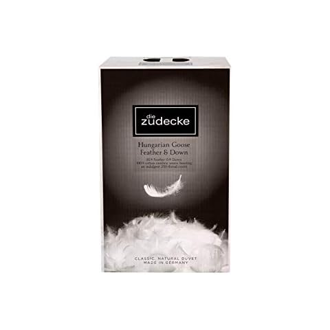 HLS Duvets Luxury Surrey Down Hungarian Goose Feather And Down Natural Duvet/Quilt, 13.5 Tog - Super King Size Cover