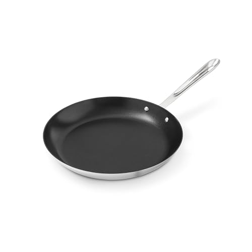 All-Clad D3® Stainless Pro Nonstick 11 inch Crepe Pan - Made in the USA- The Original Bonded Professional Cookware- Oven Safe & Induction Compatible by All-Clad - Used condition - US$170.99