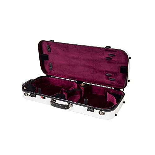 Protéger violon 4/4 des chocs avec l'étui Crossrock CRF1020DVWT blanc - 2