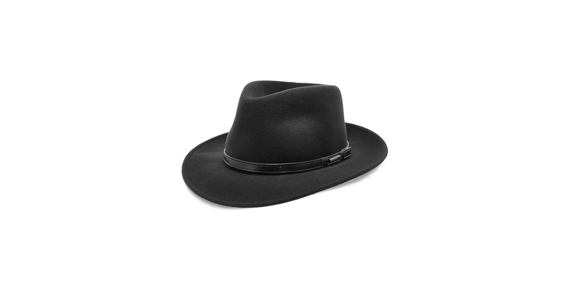USA製 STETSON CRUSHABLE BLACK FOOT ウールハット ステットソン クラッシャブル ウール ハット（ブラック）あご紐