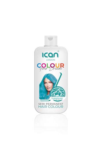 ican London Colour Your Dream Semi Permanent Hair Color 100ml (199-TURQUOISE)