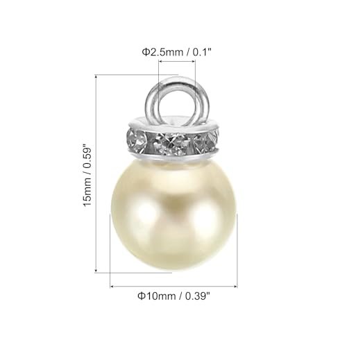 PATIKIL (10mm Pearl Charm - Image 2