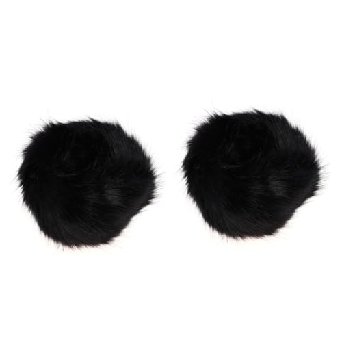 AOKWAWALIY 1 Pair Fur Arm Warmers Decor Bracelet for Wrist Warmers Cuff Warmer Cuff Band Boots for Wrist Ring Heater Band Elastic Ladies Heater White