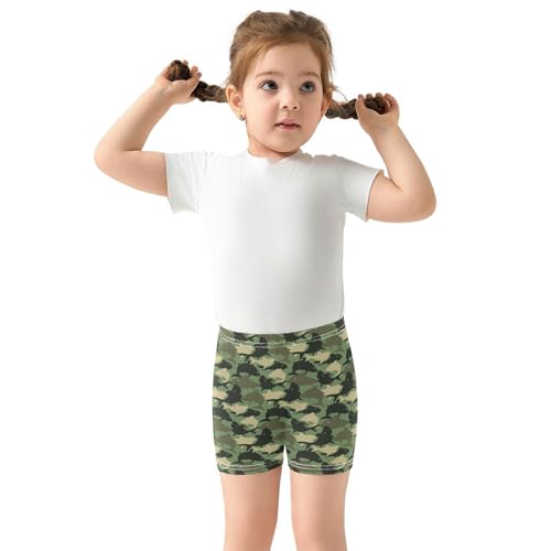 Girls' Shorts Soft Summer Soft Boxers Short Camouflage Shark Leggings Dance Bottoms2